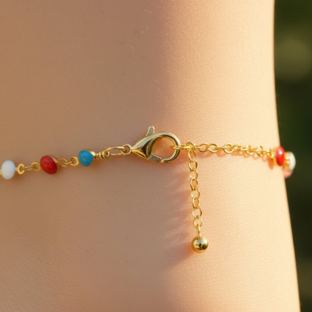 "Minimalist Anklet, Sleek & Modern Design, Women’s Fashion, YC110085-A